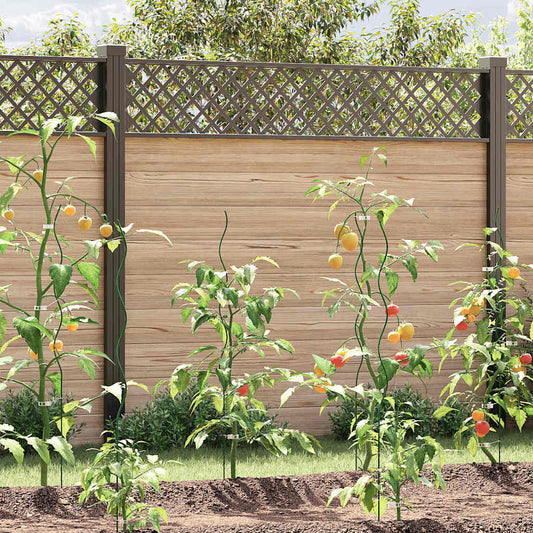 Sprijin pentru plante 50 pcs Verde 110 x 0.6 x 0.6 cm Oțel