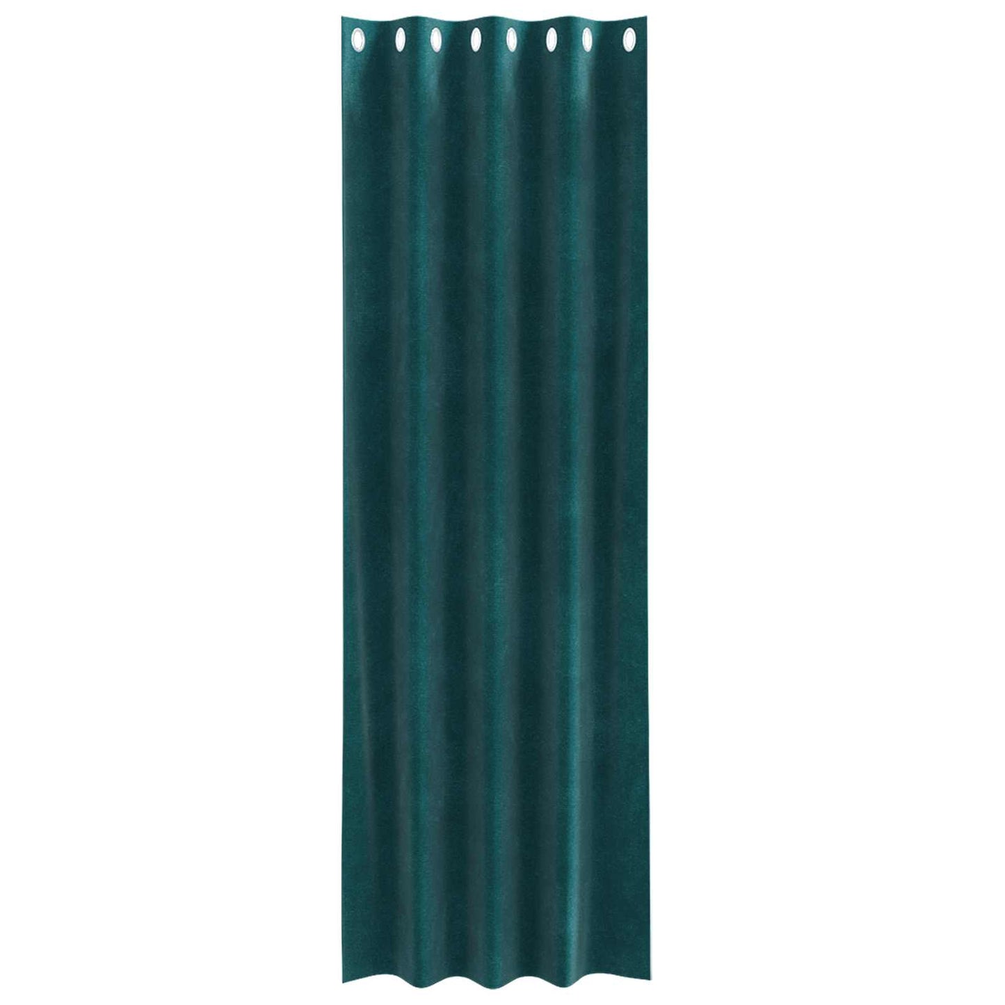 Perdele opace 2 pcs Verde închis 140 x 245 cm Catifea
