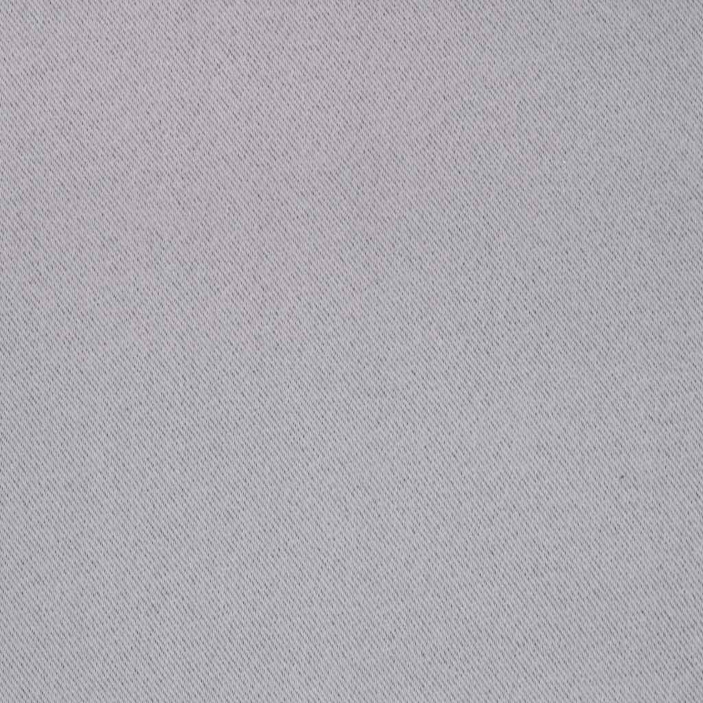 Perdele Opaque cu Inel 2 pcs Gri Metalic 260 x 140 cm Poliester