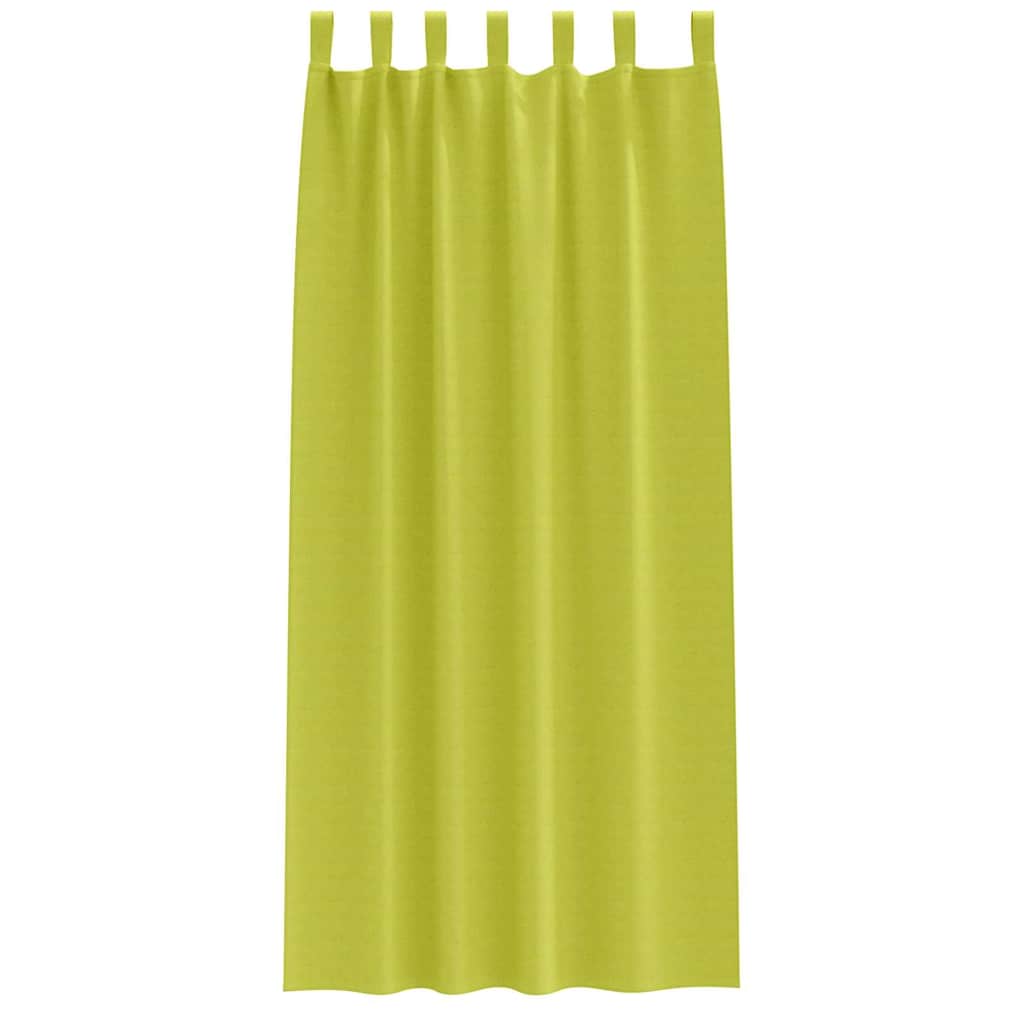 Perdele Opaque cu Inel 2 pcs Verde 225 x 140 cm Poliester