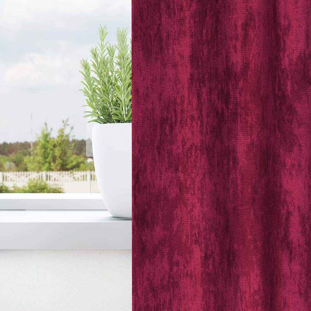 Cortine din catifea cu perdele 2 pcs bordo 245 x 140 cm Catifea