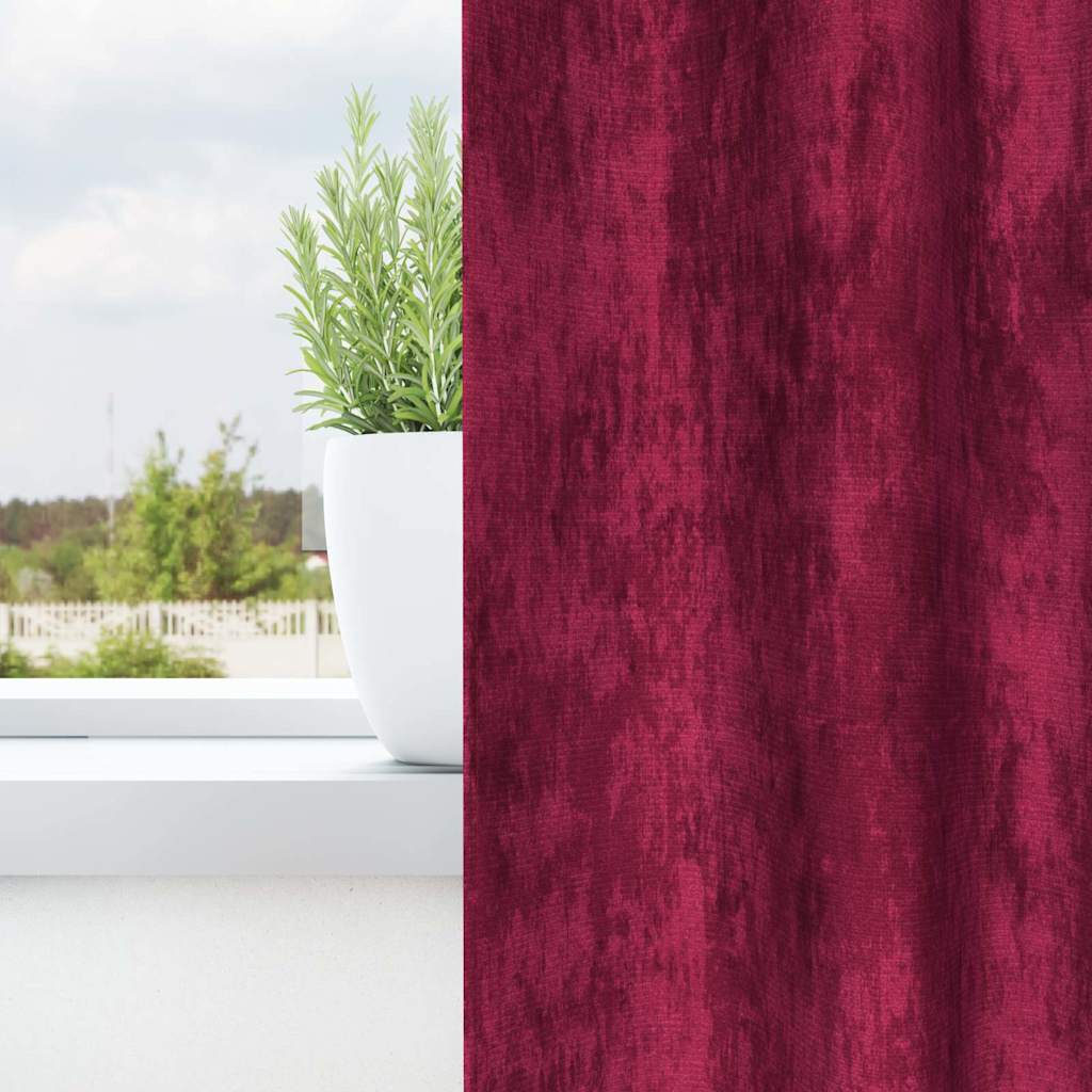 Cortine din catifea cu perdele 2 pcs bordo 260 x 140 cm Catifea
