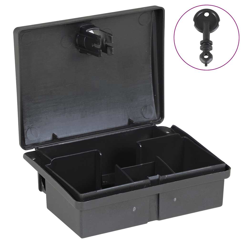 Capcane pentru șoareci 20 buc Negru 13x10x4 cm