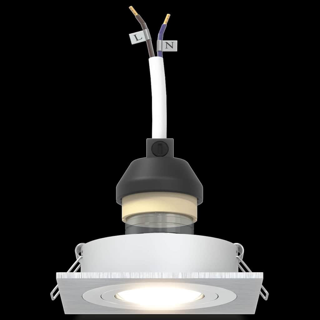 Spot 12 pcs Argintiu 9 x 9 x 2 cm Aluminiu