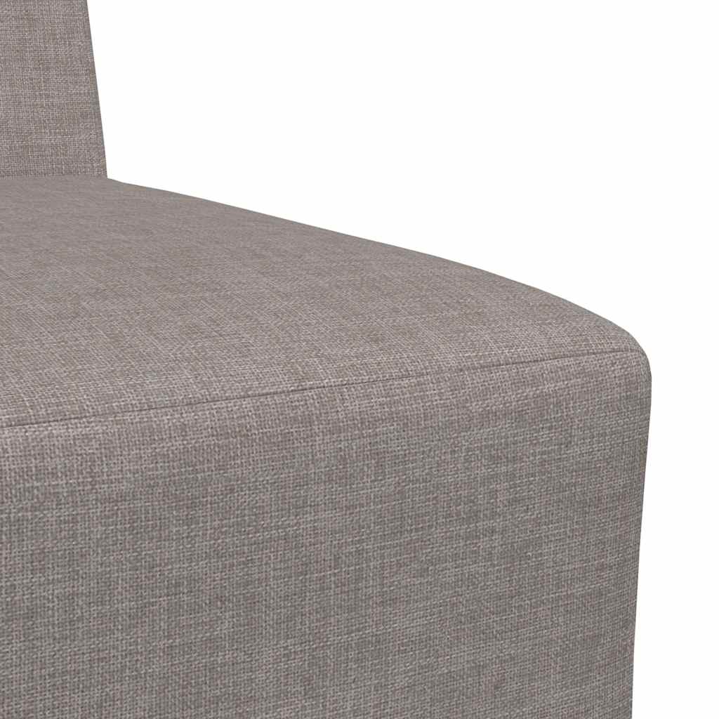 Fotoliu canapea, gri taupe, 55 cm, material textil