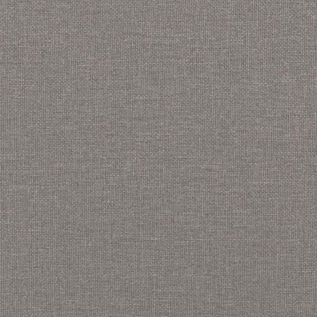 Fotoliu canapea, gri taupe, 55 cm, material textil