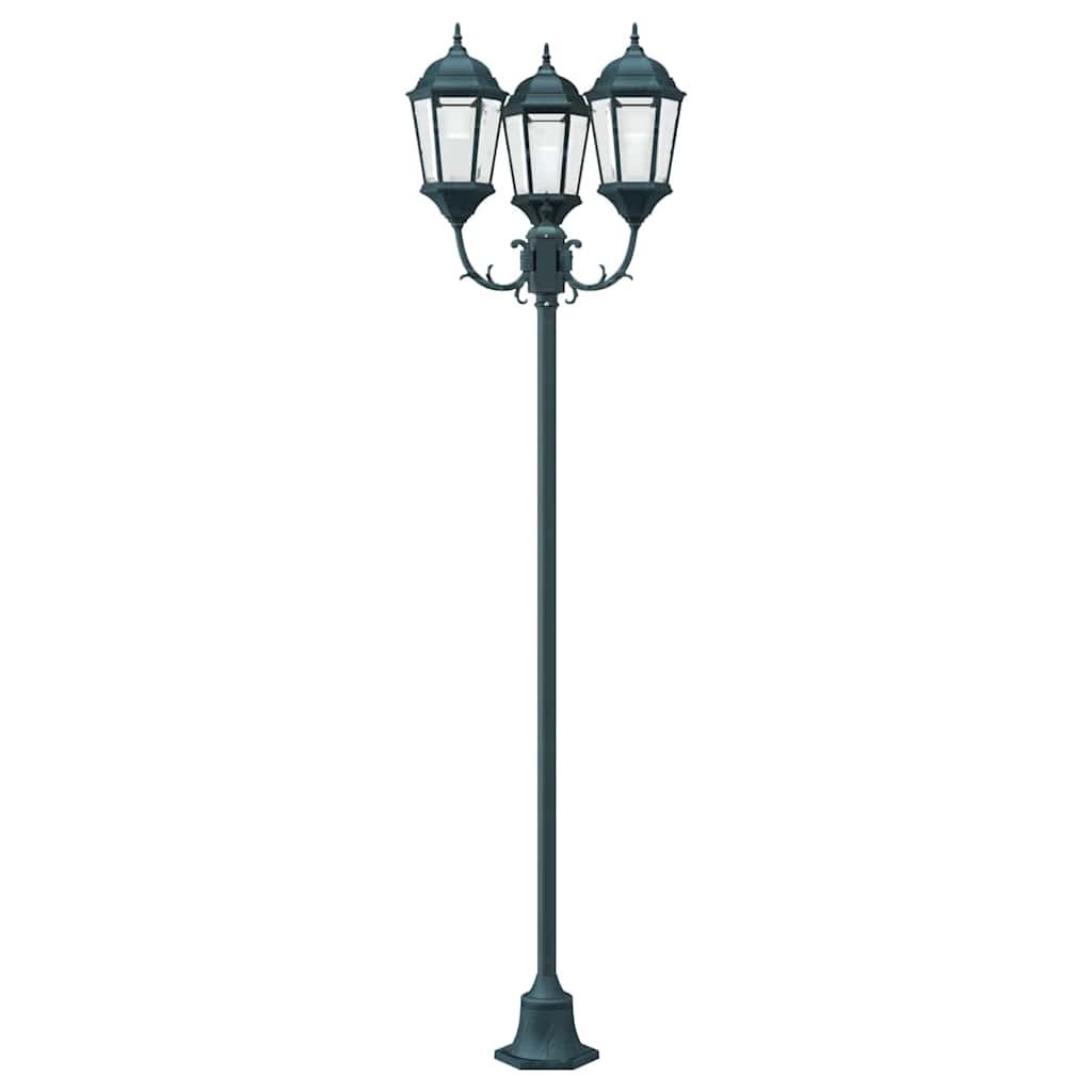 Lumina de grădină Verde vintage periat 57 x 49 x 241 cm