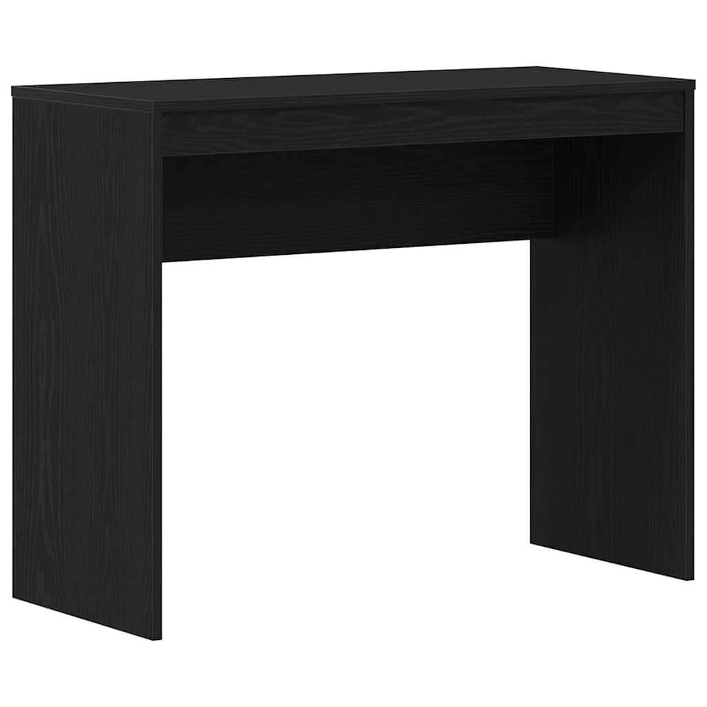 Birou stejar negru 90x40x72 cm lemn stratificat
