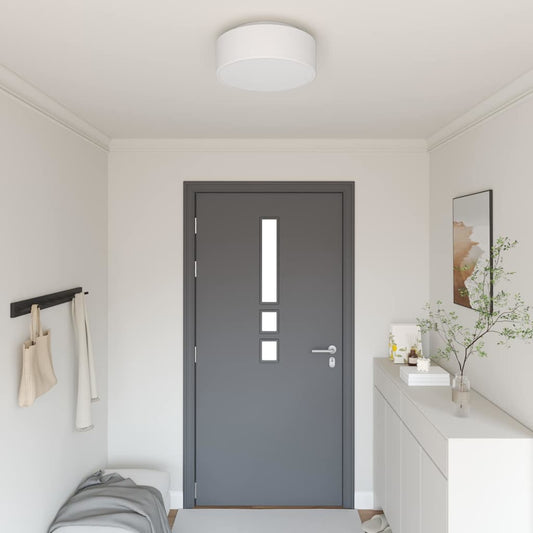 Lampă de tavă Alb 38 x 38 x 13,5 cm țesătură