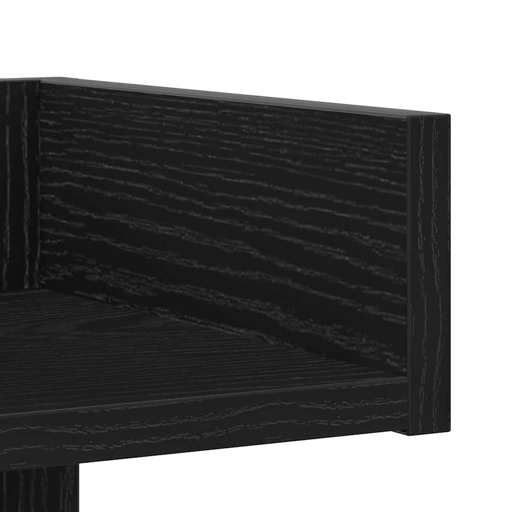 Bibliotecă Stejar Negru 86 x 25,5 x 140 cm Lemn compozit