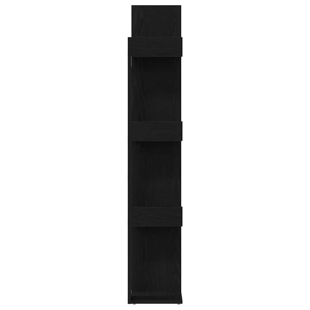 Bibliotecă Stejar Negru 48 x 25,5 x 140 cm Lemn compozit