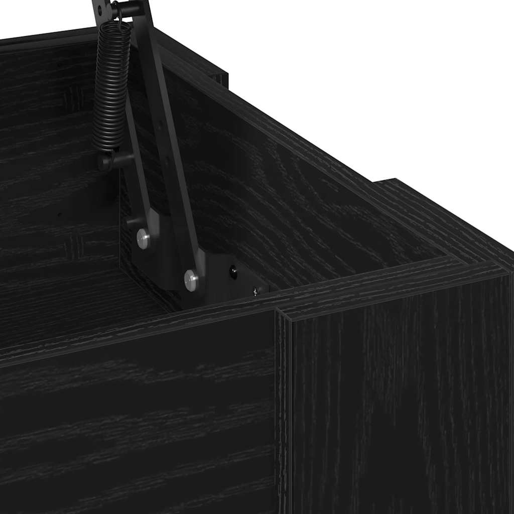 Masă de cafea Stejar Negru 79 x 49 x 41 cm Lemn compozit