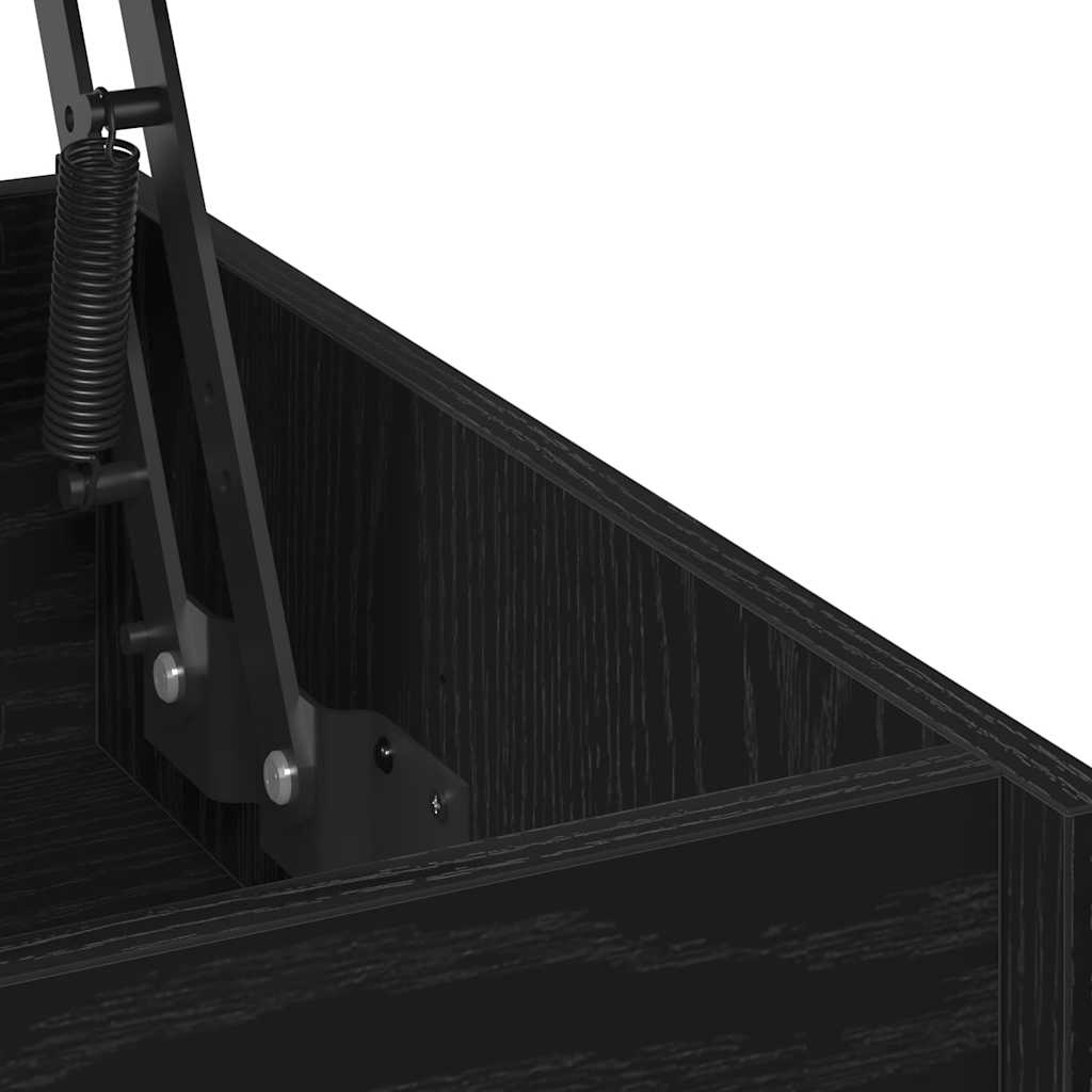 Masă de cafea Stejar Negru 80 x 50,5 x 41,5 cm Lemn compozit