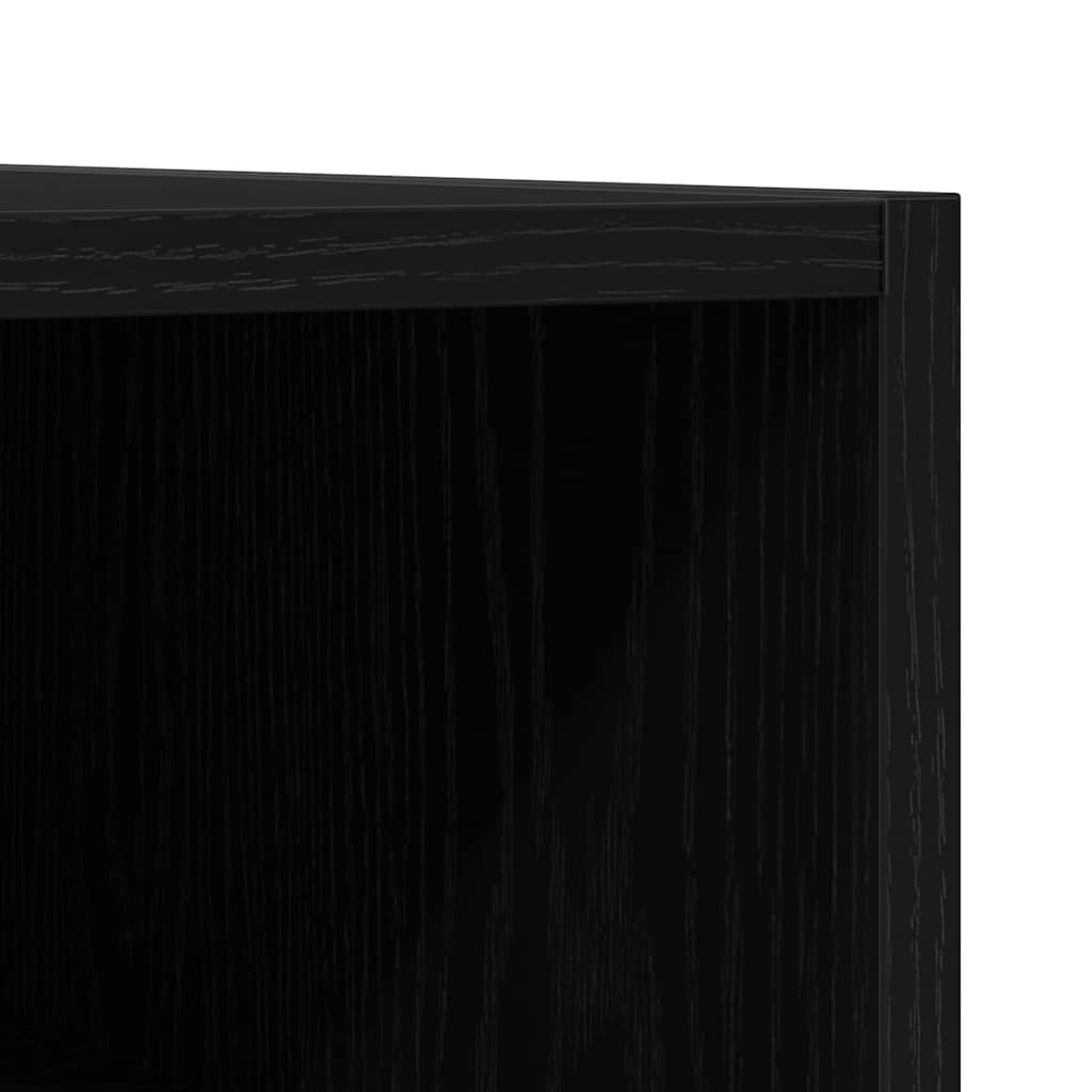 Dulap pentru discuri de vinil Stejar Negru 100 x 38 x 48 cm