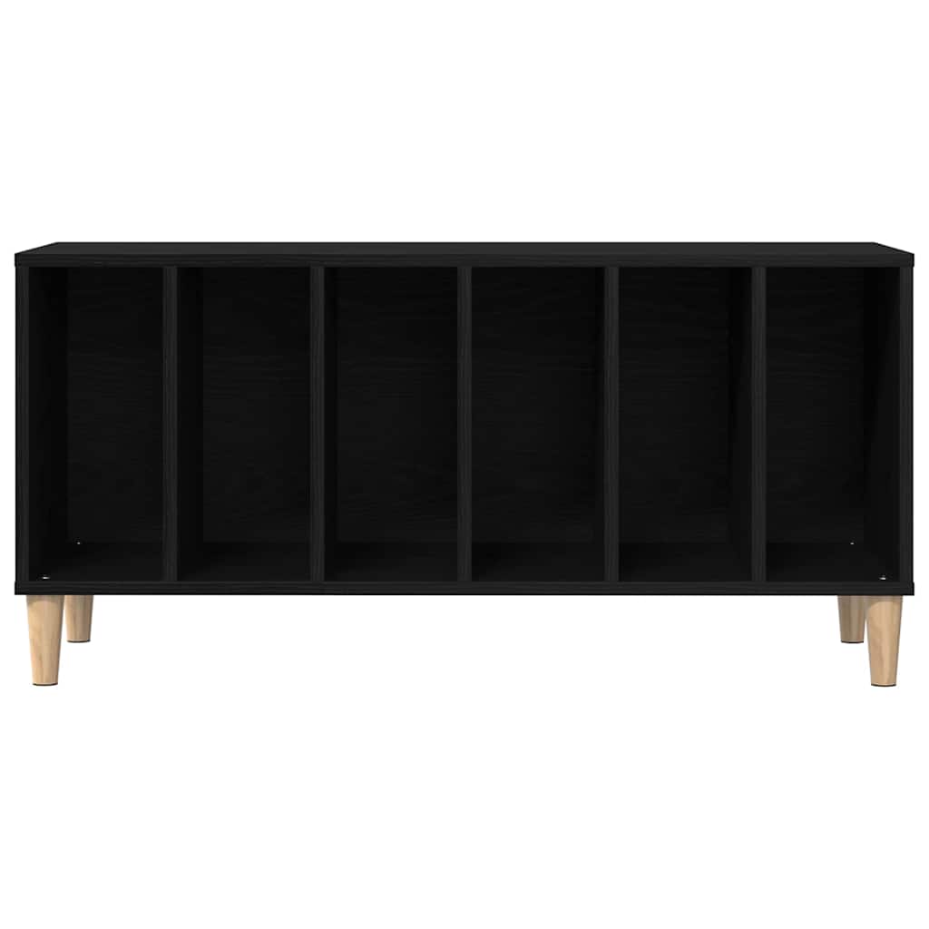 Dulap pentru discuri de vinil Stejar Negru 100 x 38 x 48 cm