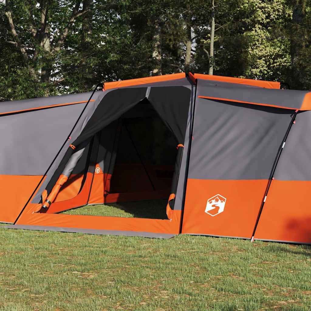 Cort de Familie Gri și Portocalie 833 x 585 x 216 cm tafta