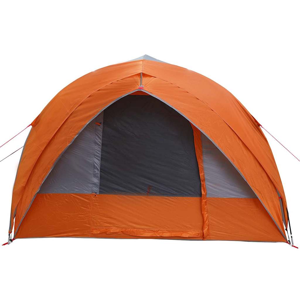 Cort tunel Gri și Portocalie 410 x 285 x 198 cm tafta