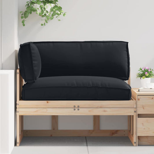 Set de perne pentru palet 3 pcs Negru Material Oxford