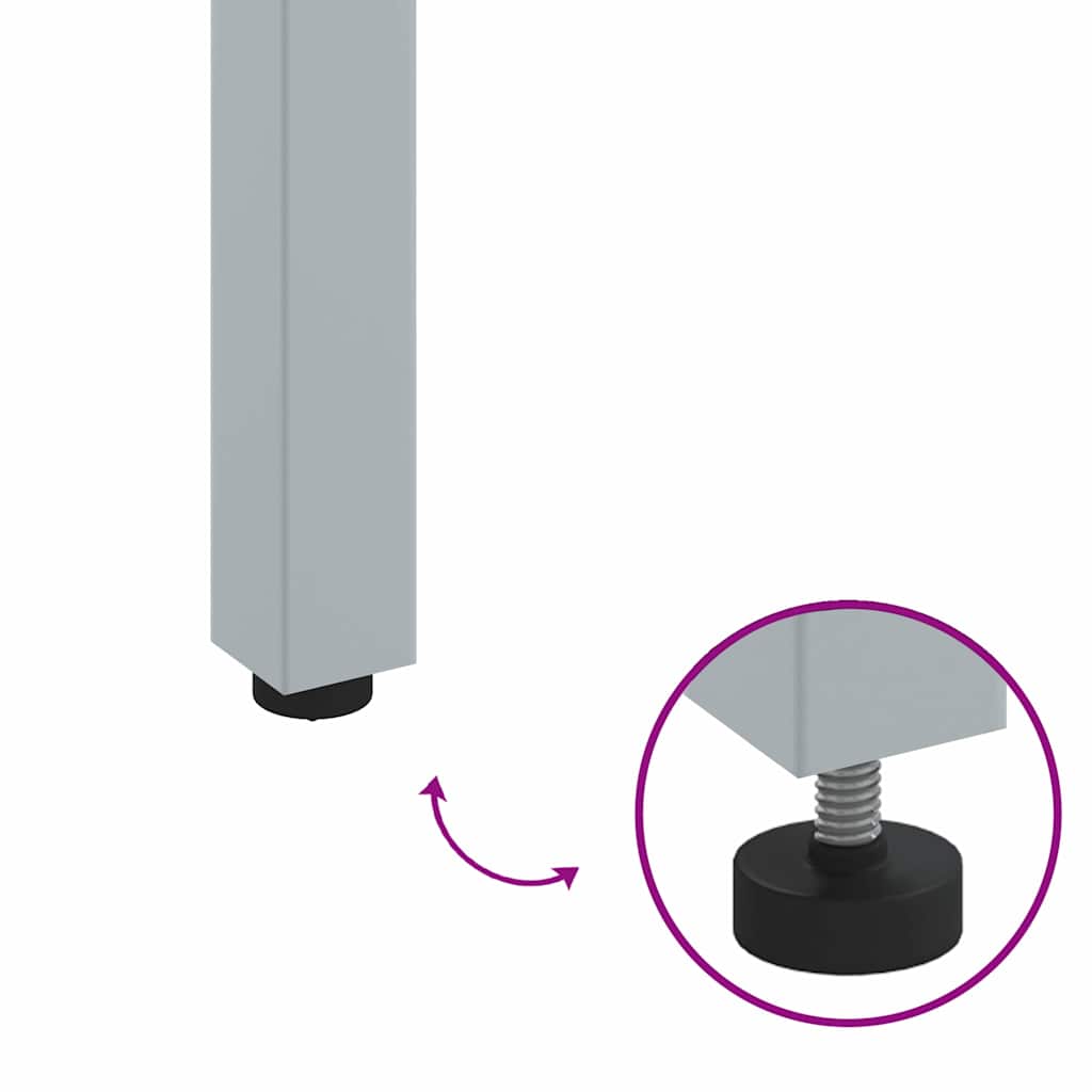 Mese de exterior Natural și gri 150 x 90 x 75 cm