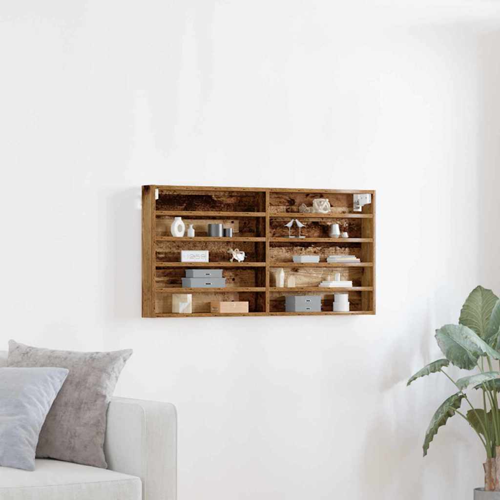 Dulap de Expunere Lemn Vechi 100 x 8,5 x 50 cm Lemn compozit