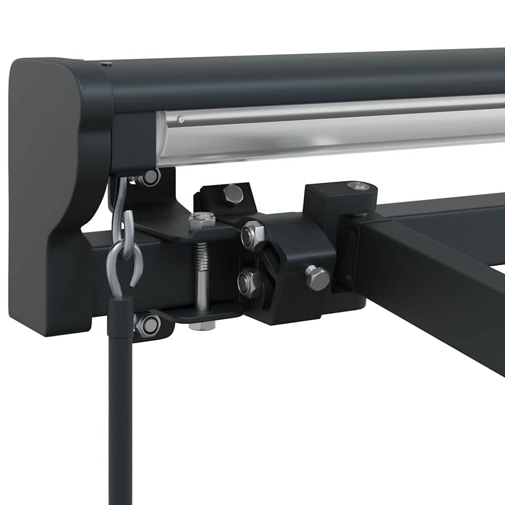 Cadru de copertină Manual Ajustabil Antracit 5 x 3 m Oțel