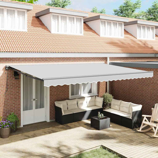 Cadru de copertină Ajustabil Antracit 5 x 3 m Oțel