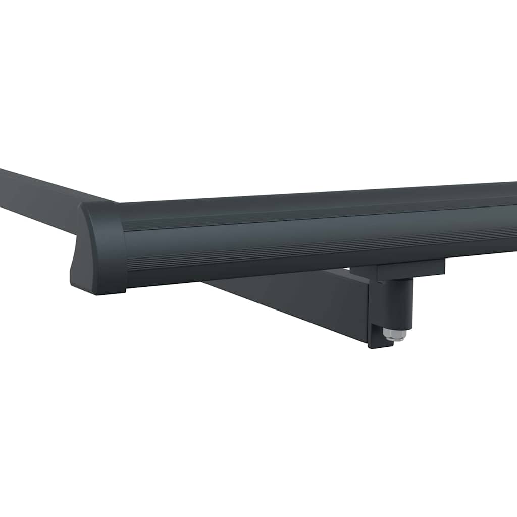 Cadru de copertină Manual Antracit 4 x 2 m Metal