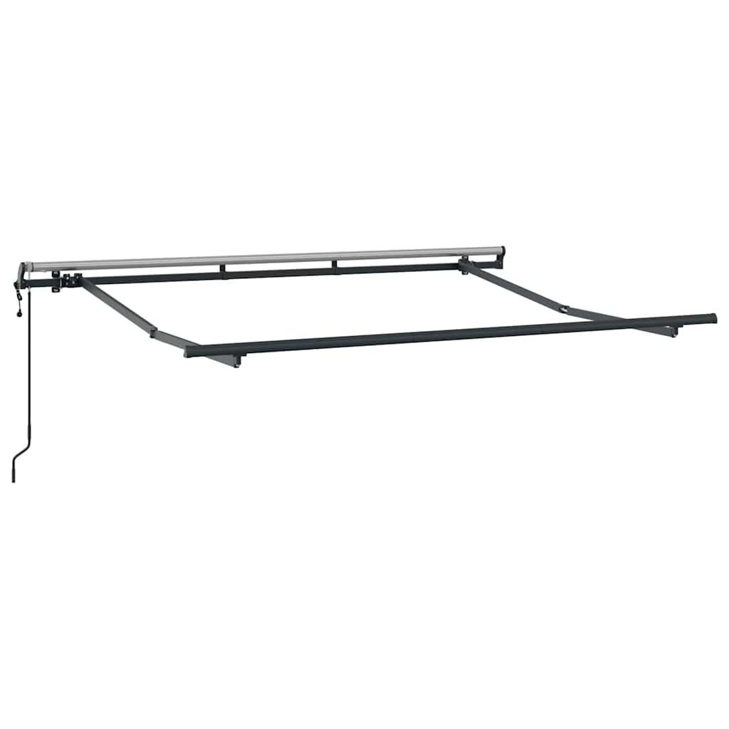 Cadru de copertină Antracit 3 x 2 m Metal