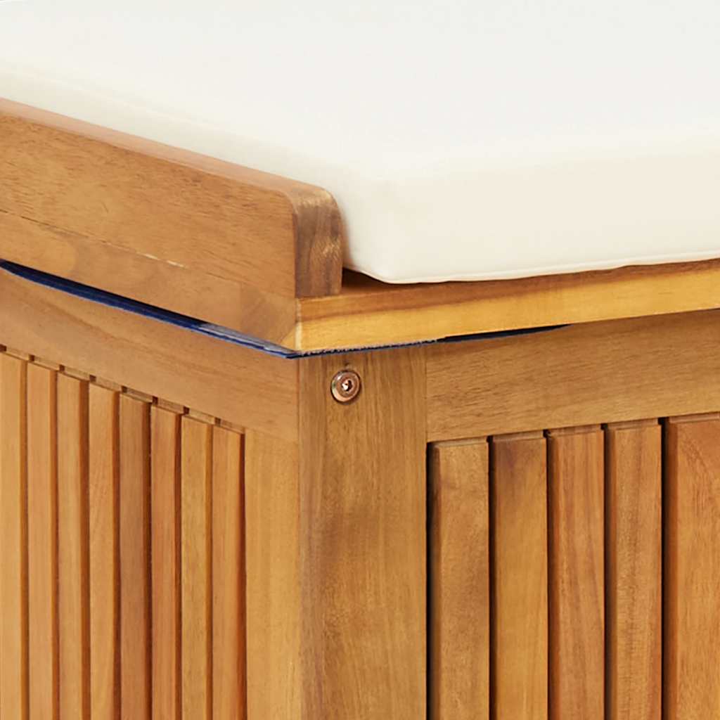 Cutie de perne de exterior 60x50x61 cm din lemn masiv de salcâm