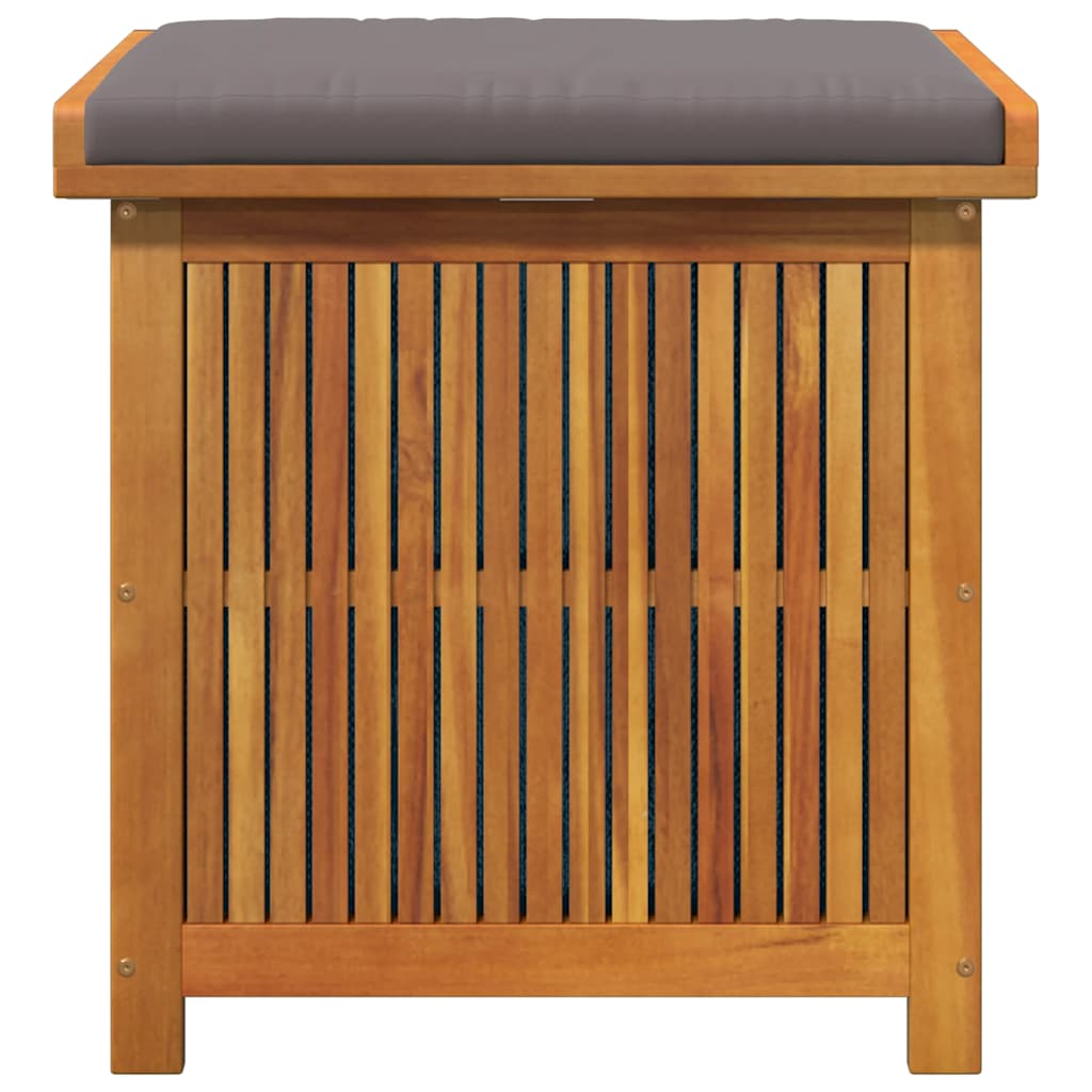 Cutie de perne de exterior 60x50x61 cm din lemn masiv de salcâm