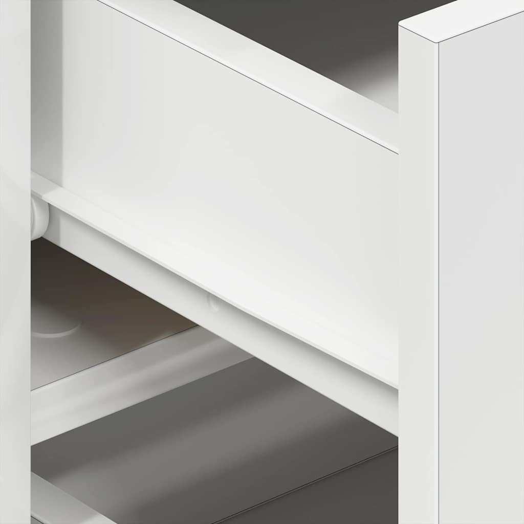 Bufet cu sertar Alb 120 x 36 x 69 cm Lemn compozit