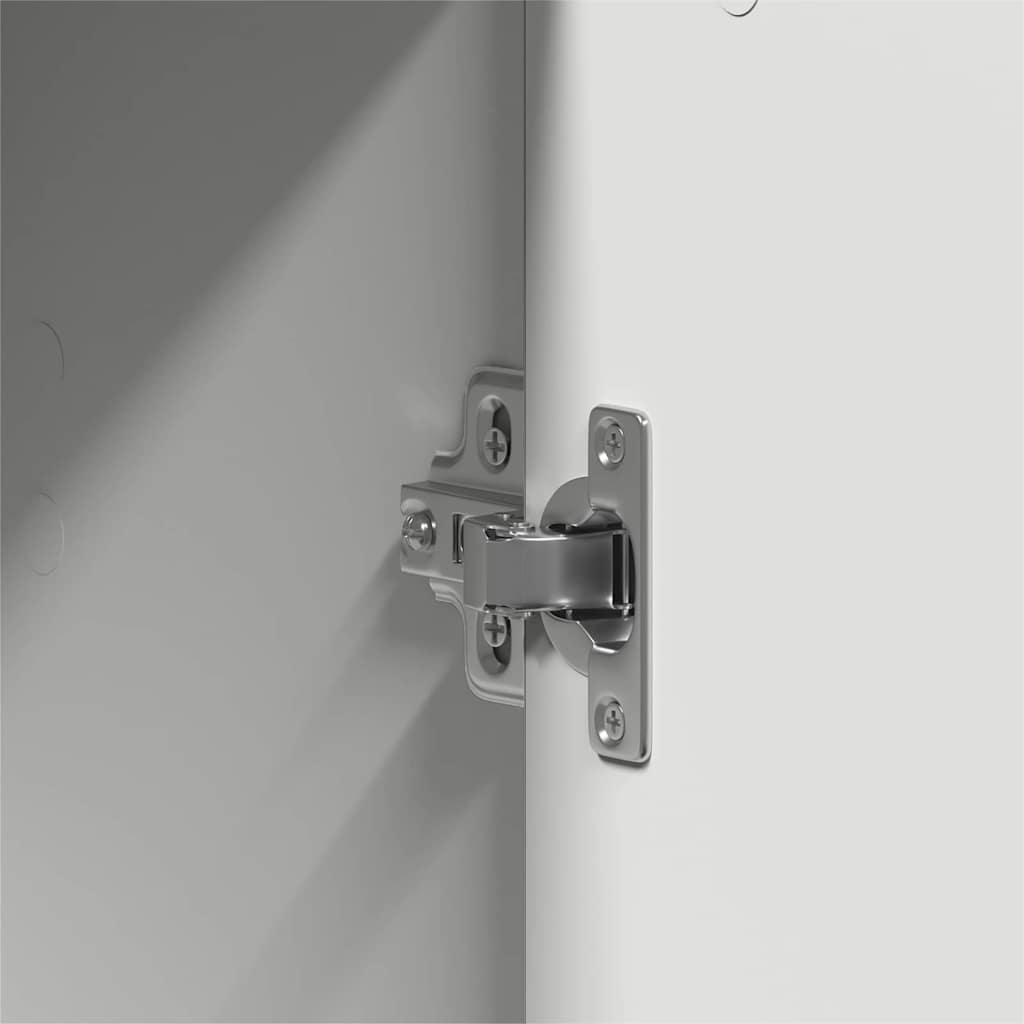 Dulap cu raft cu depozitare Alb 55 x 25 x 189 cm Lemn compozit