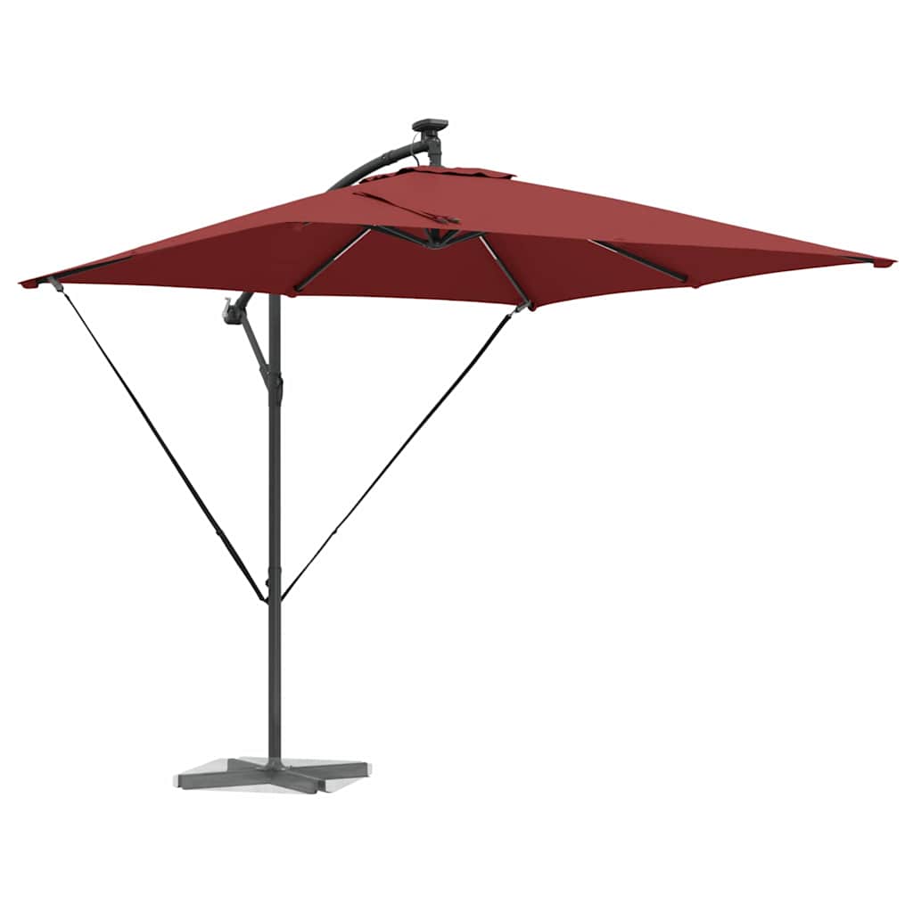 Parasol banana cu brațe Terracota 249 x 249 x 250 cm