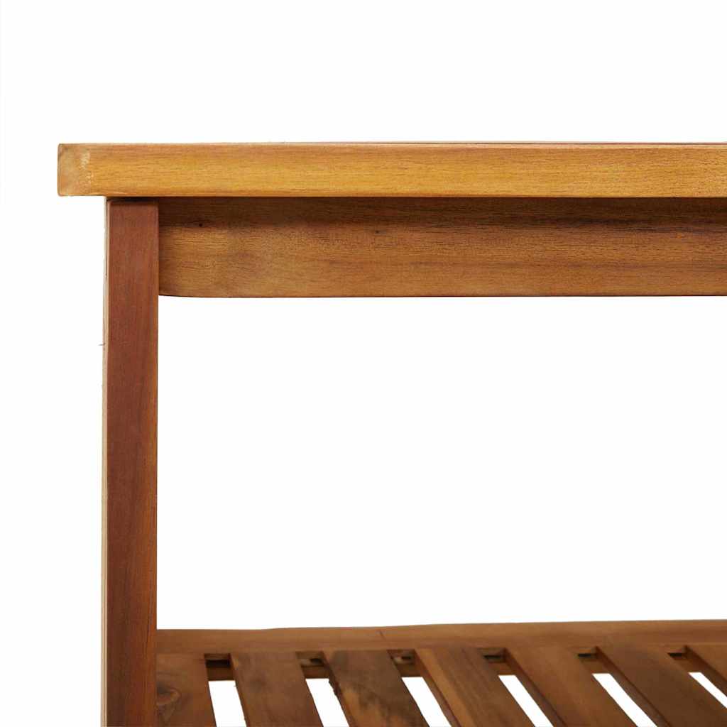 Dulap de grădină natural 90 x 40 x 90cm Lemn Solid de Acacia