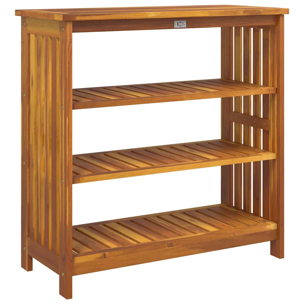 Dulap de grădină natural 90 x 40 x 90cm Lemn Solid de Acacia