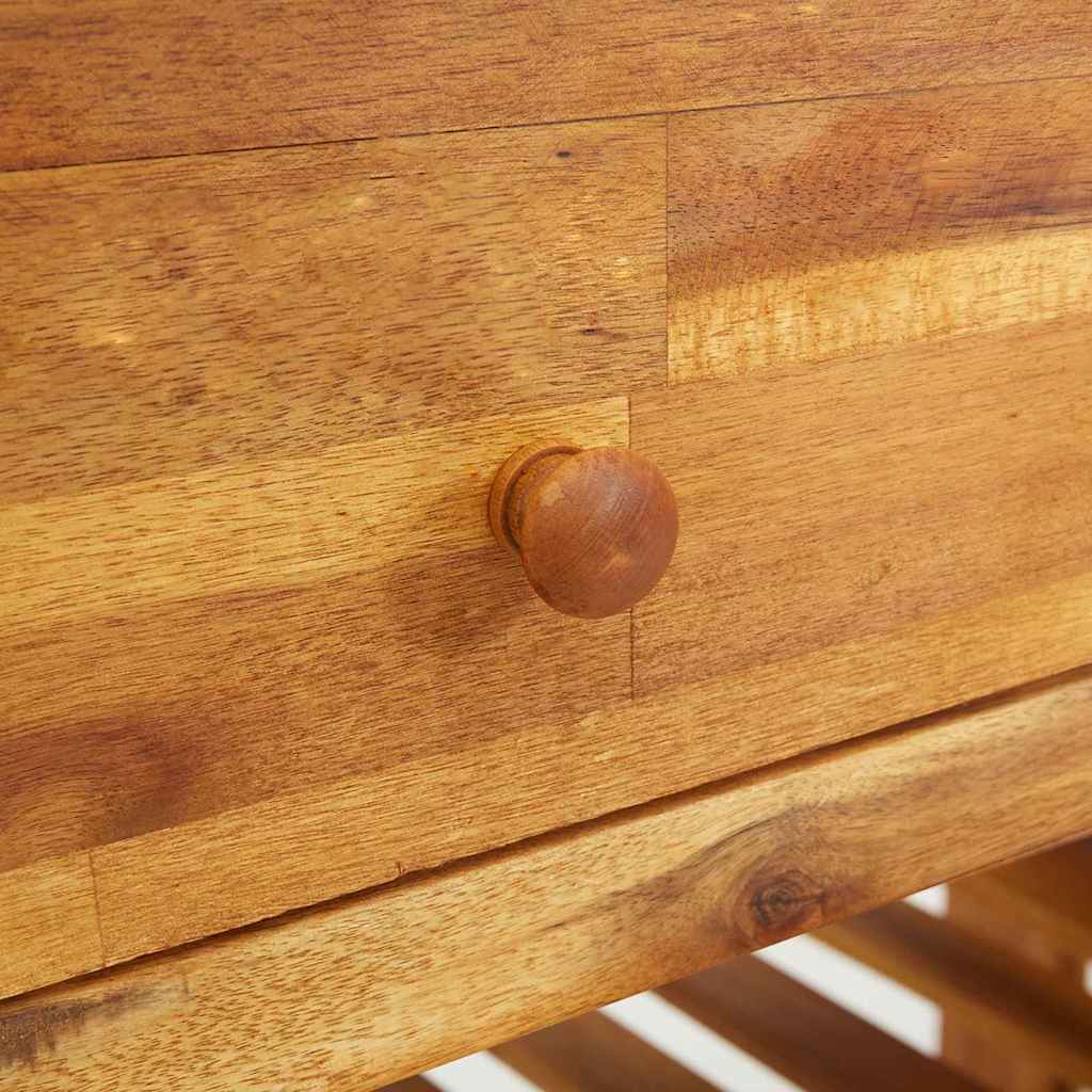 Dulap de grădină natural 93 x 41,5 x 98cm Lemn Solid de Acacia
