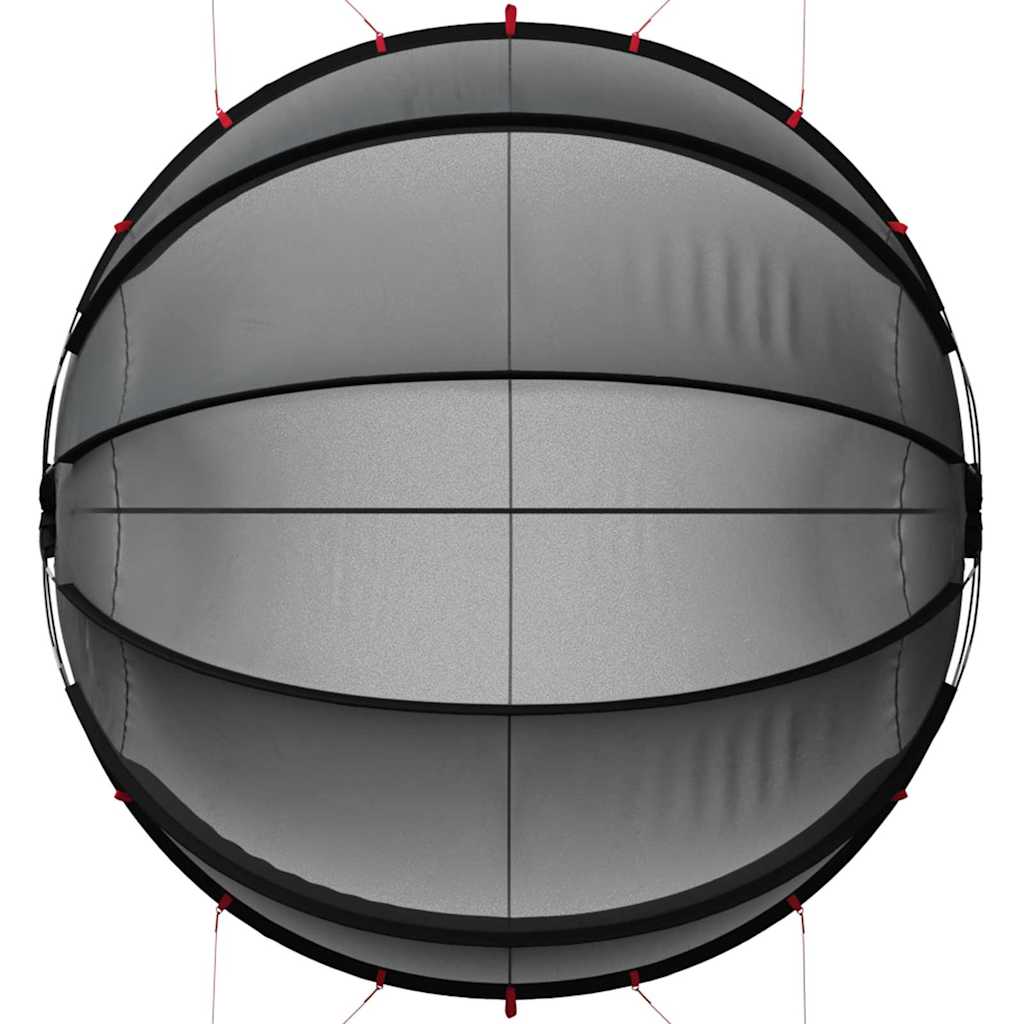 Dom pentru piscină Manual Negru 336 x 322 x 160 cm