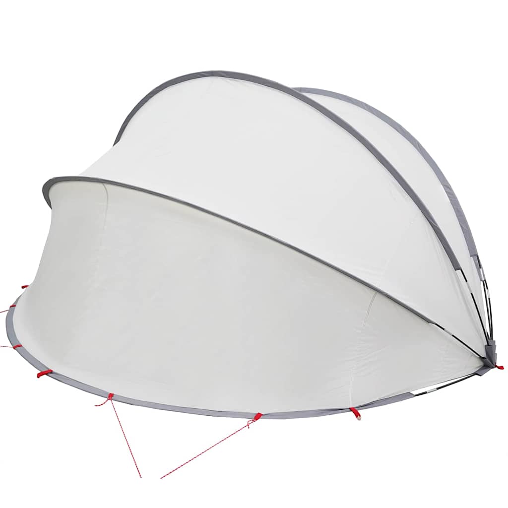 Dom pentru piscină Manual Gri și Portocalie 405 x 405 x 192 cm