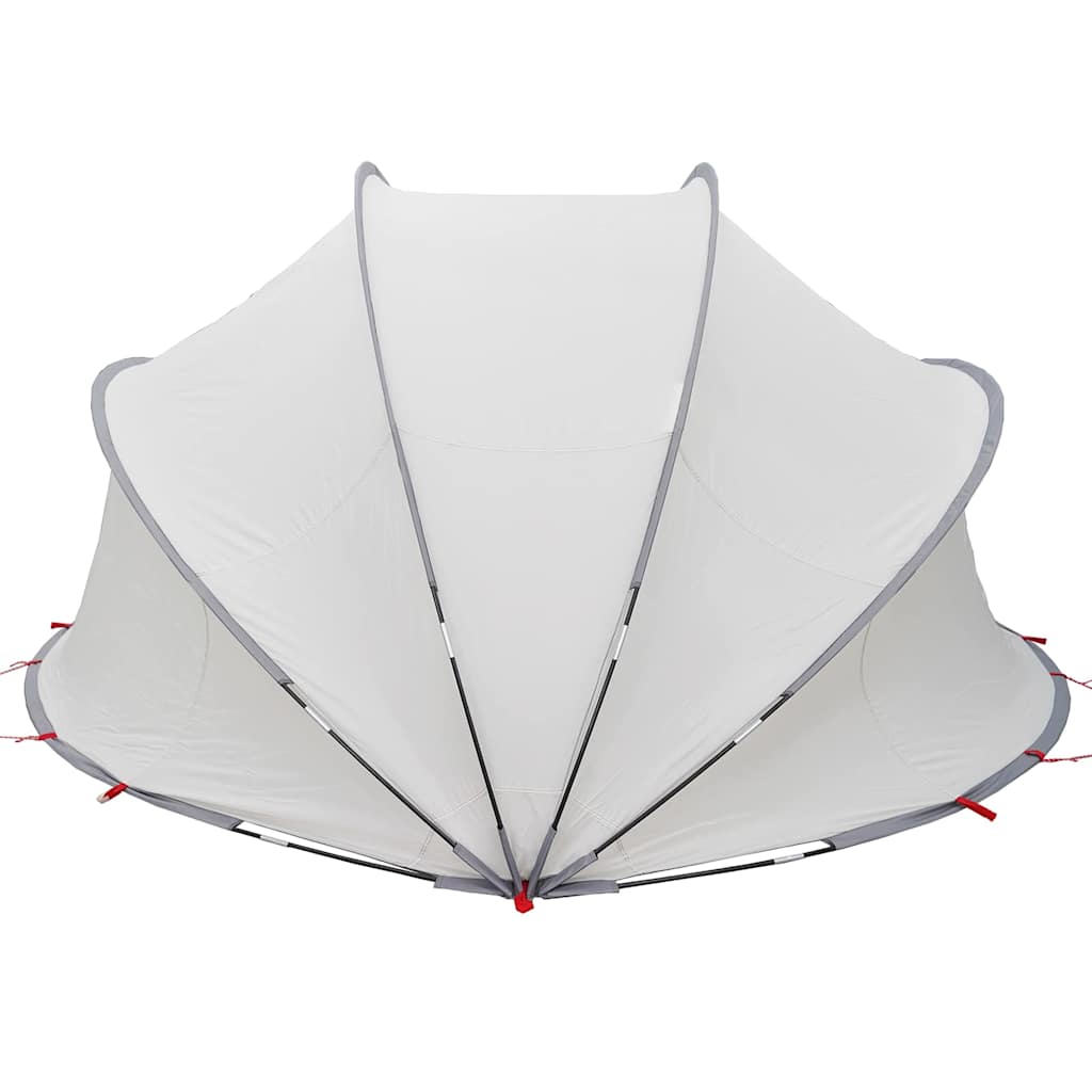 Dom pentru piscină Manual Gri și Portocalie 405 x 405 x 192 cm