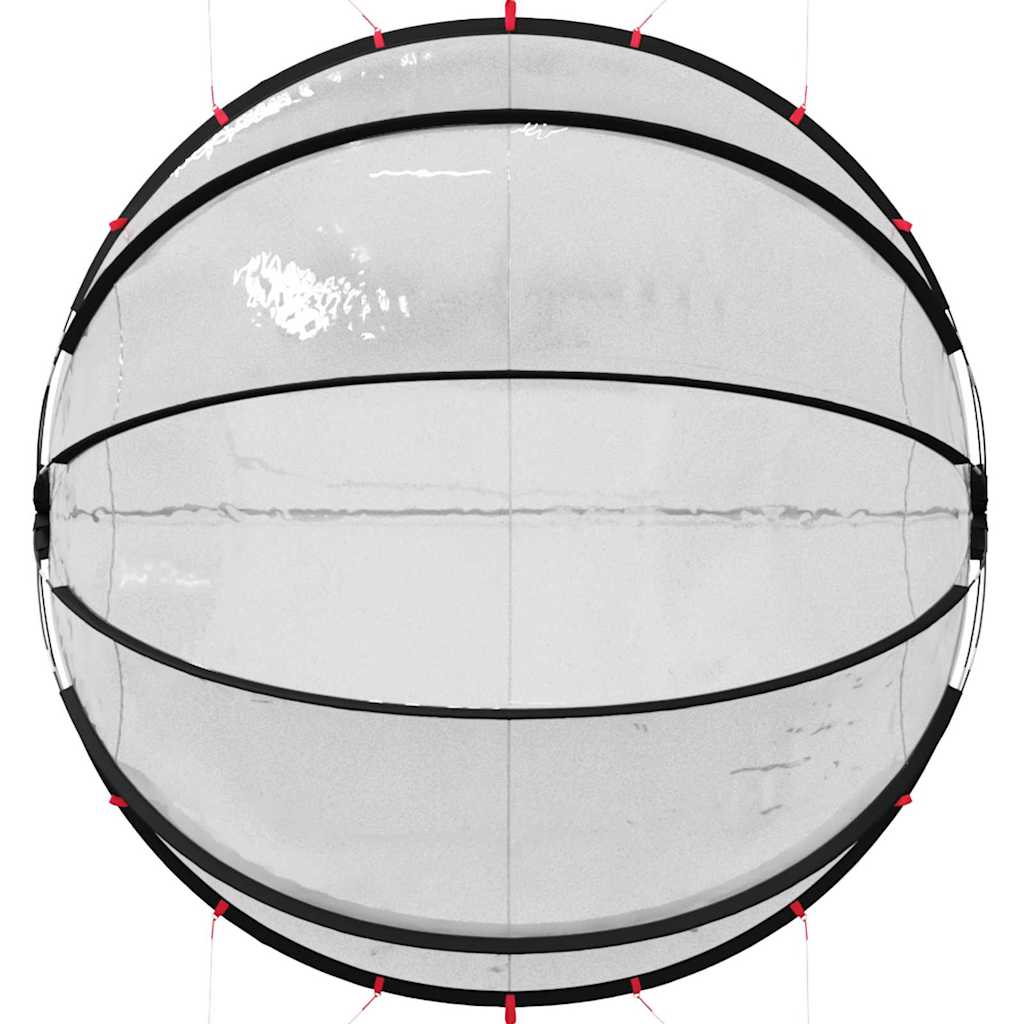 Dom pentru piscină Manual Transparent 405 x 405 x 192 cm PVC