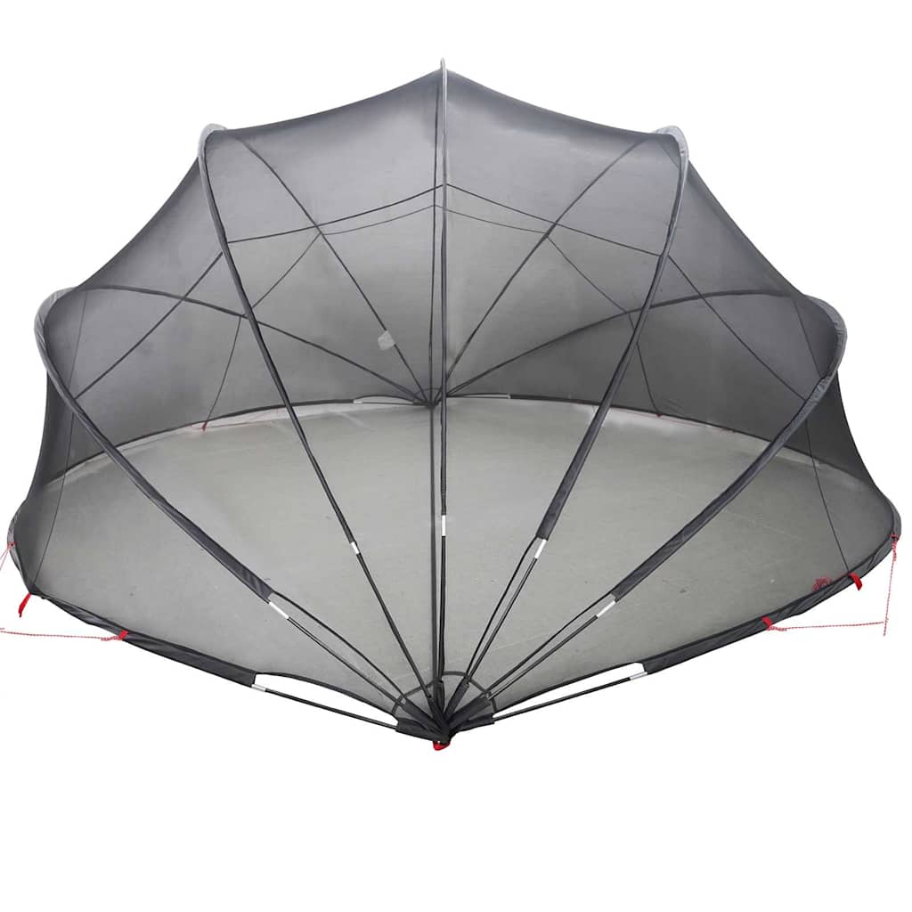 Dom pentru piscină Manual Negru 472 x 460 x 229 cm