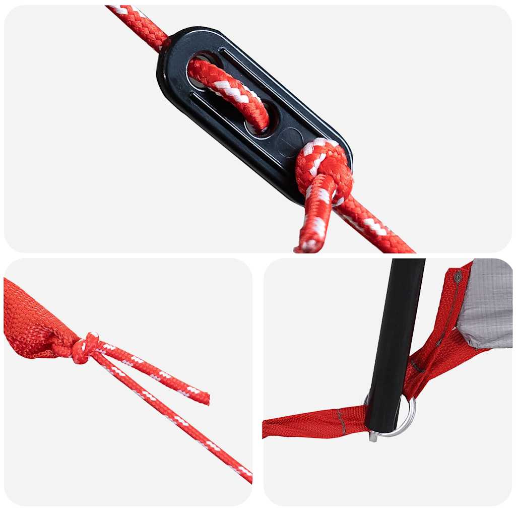 Cort pentru 6 persoane Gri și Portocalie 425 x 396 x 222 cm