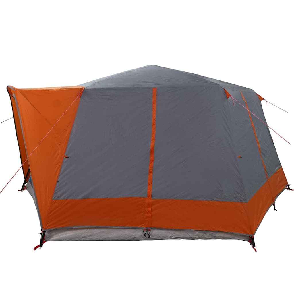 Tent Cabină cu acoperiș Gri și Portocalie 400 x 350 x 212 cm