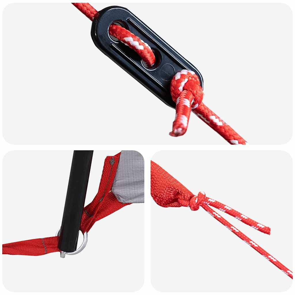 Cort pentru 5 persoane Gri și Portocalie 333 x 317 x 194 cm