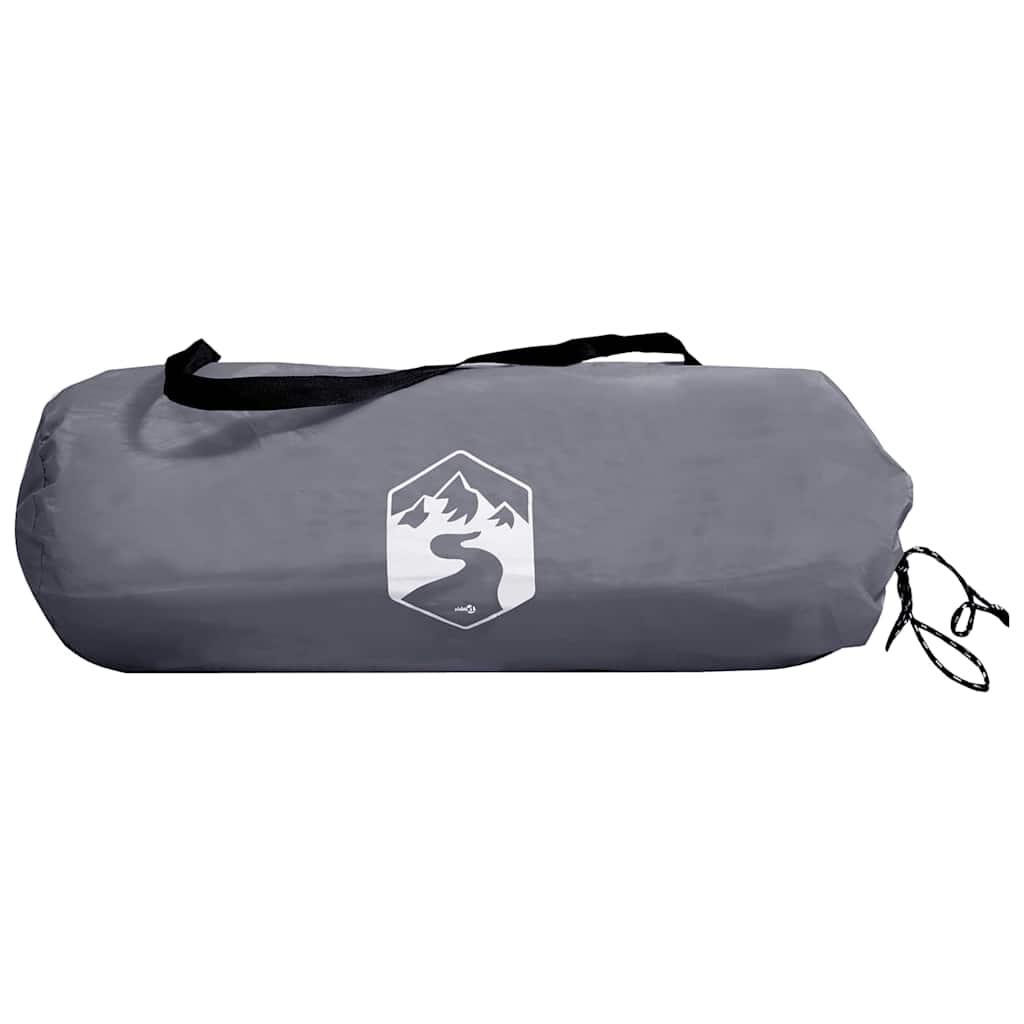 Cort tunel pentru 4 persoane cu acoperiș Gri și Portocalie