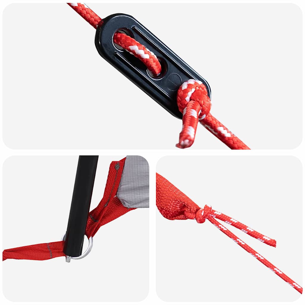 Cort pentru Familie 12-Persoane cu acoperiș Gri și Portocalie