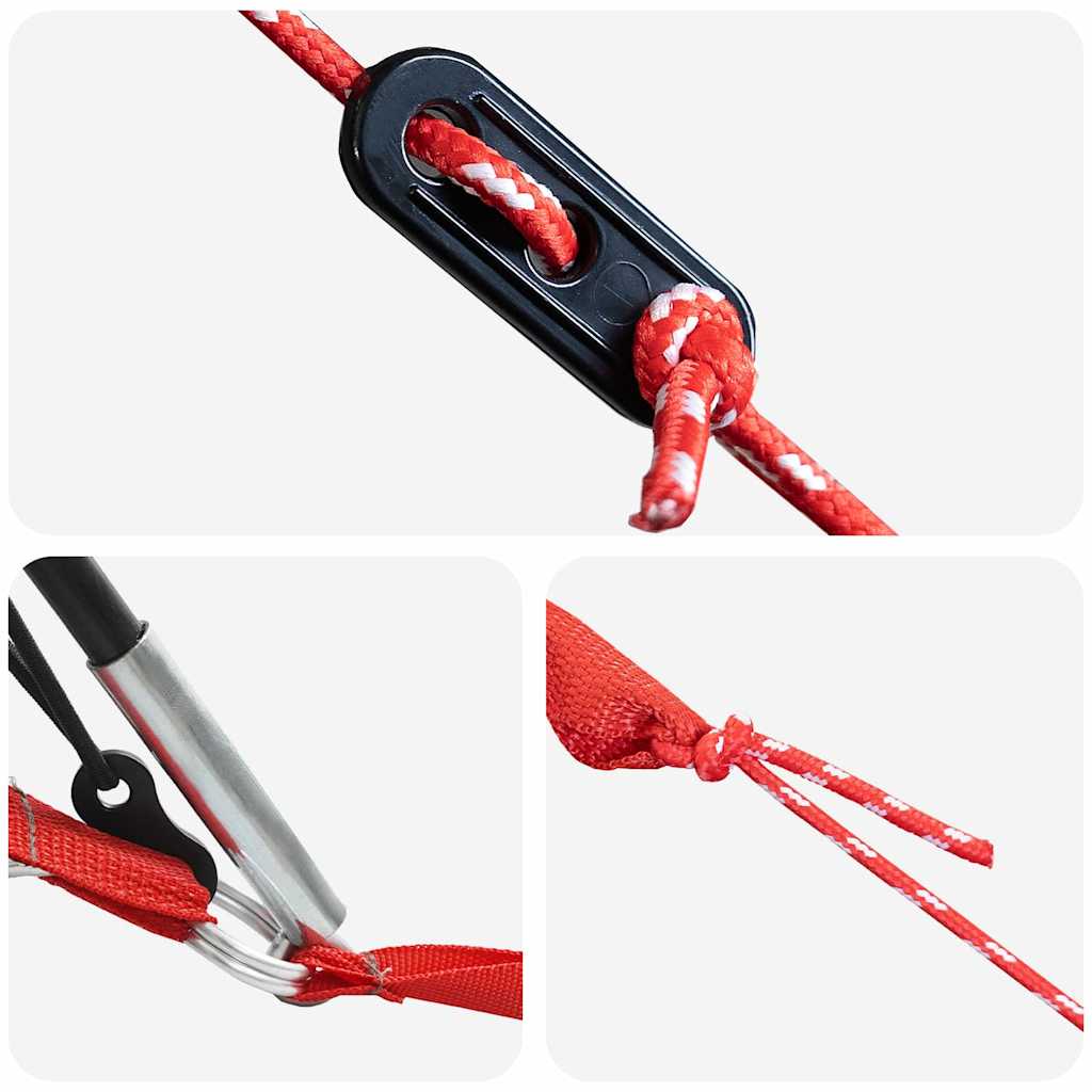 Cort de familie pentru 10 persoane cu acoperiș Verde și gri