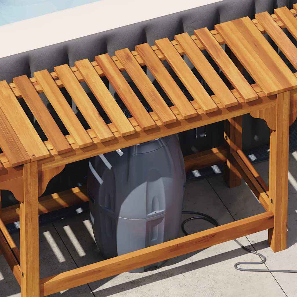 Încăpere pentru Cadă cu Hidromasaj în Aer Liber Pătrată