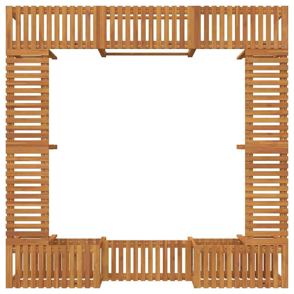 Încăpere pentru Cadă cu Hidromasaj în Aer Liber Pătrată