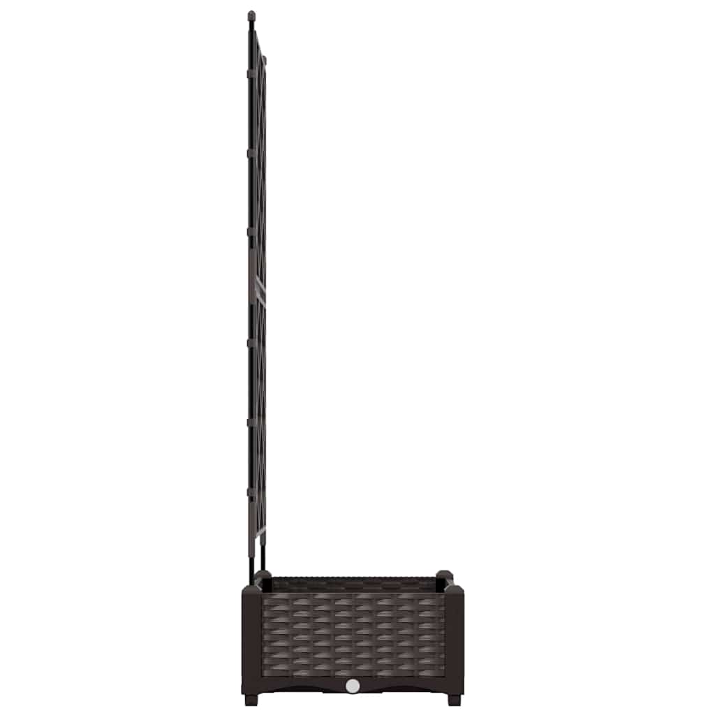 Vază pentru Grădină Maro 40 x 40 x 125,5 cm Oțel